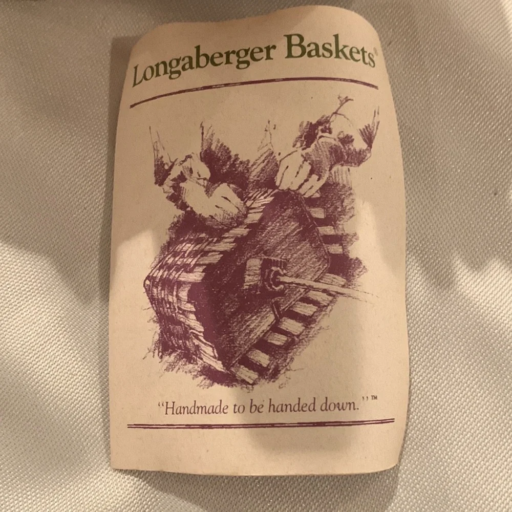Longaberger 1995 Horizon Of Hope Cancer Basket. First In The Series. RARE